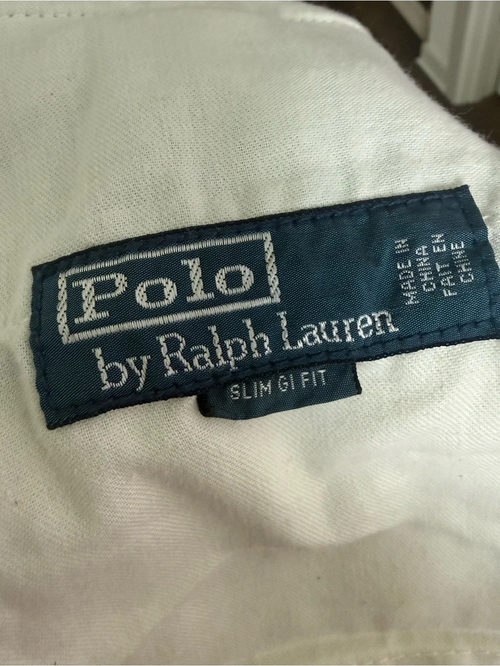 Polo Ralph Lauren Blue Nautical Seagull Slim GI Fit Chino Shorts Size 42